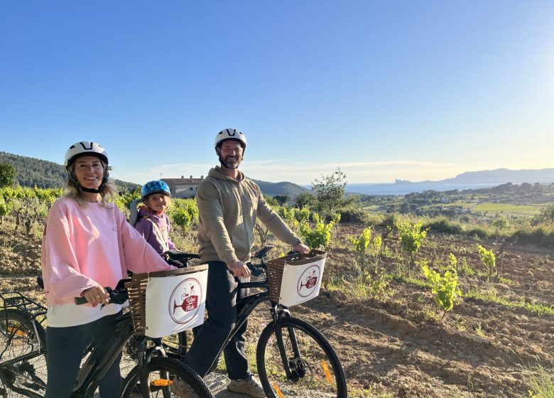 Wine Tour Bandol à vélo électrique – Dégustation de vins en Provence