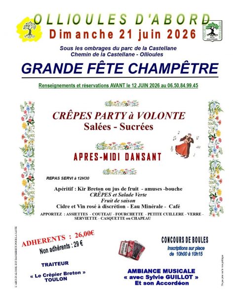 Grande fête champêtre
