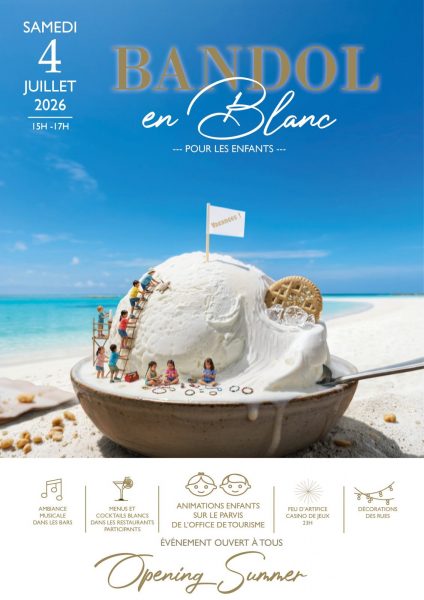 Bandol en blanc – pour les enfants