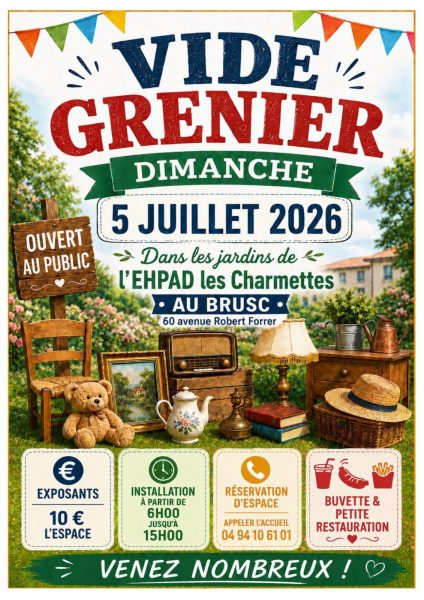 Vide Grenier – EHPAD Les Charmettes