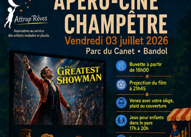 Apéro-ciné champêtre 3 Juillet 2026
