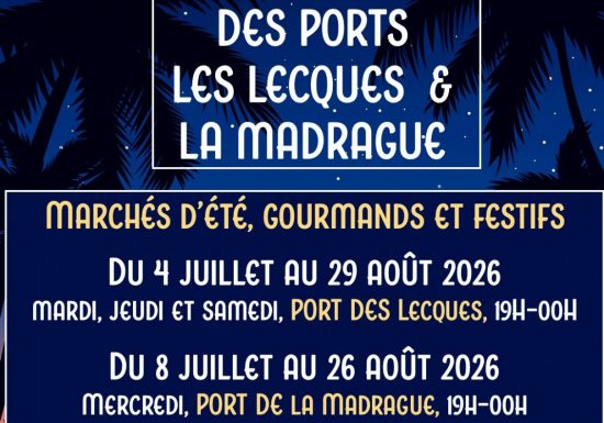 Marché nocturne des Ports des Lecques