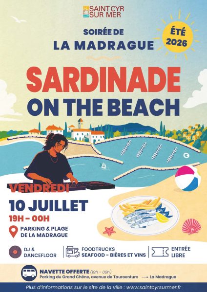 Soirée Sardinade,  DJ & DanceFloor on the beach