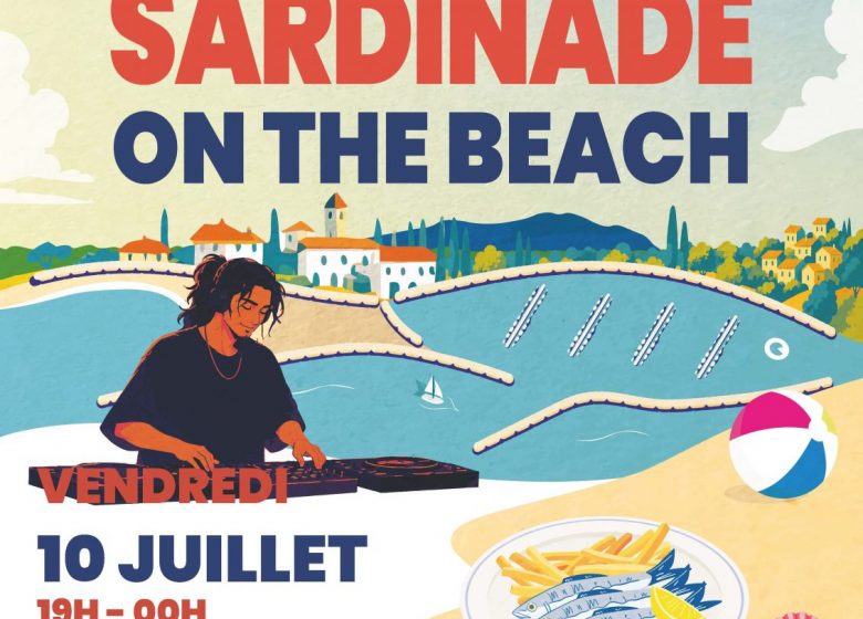 Soirée Sardinade,  DJ & DanceFloor on the beach