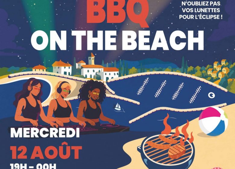 Soirée Barbecue DJ &  Dancefloor on the beach