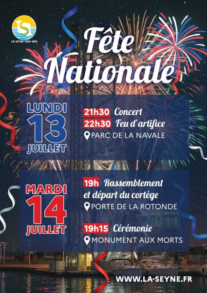 Feu d&rsquo;artifice du 14 juillet