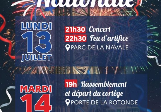Feu d&rsquo;artifice du 14 juillet