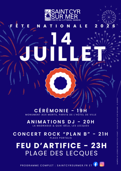 Feu d&rsquo;artifice du 14 Juillet
