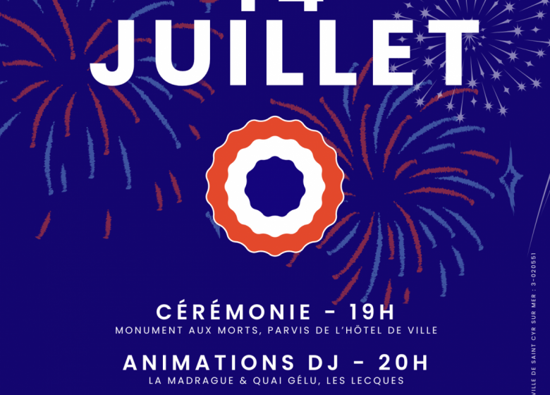 Feu d&rsquo;artifice du 14 Juillet