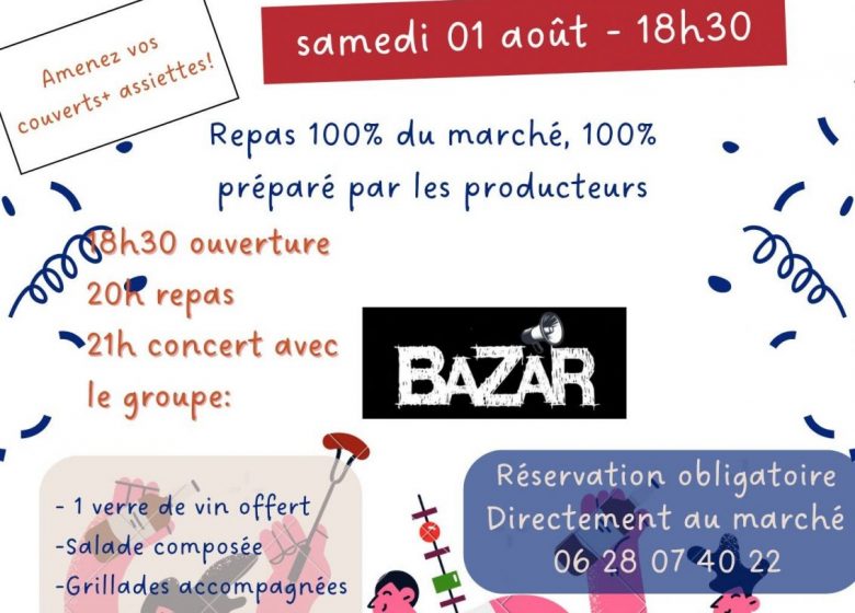 Repas des producteurs du Marché des Producteurs