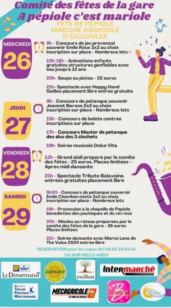 Fête de la Gare, Pépiole et St Michel