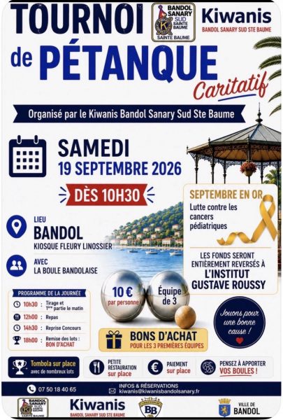 Tournoi de pétanque