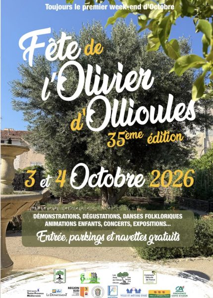 Fête de l&rsquo;Olivier à Ollioules, 35ème édition