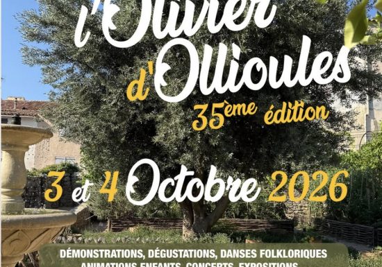 Fête de l&rsquo;Olivier à Ollioules, 35ème édition