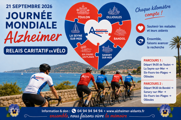 Relais caritatif en Vélo – Alzheimer