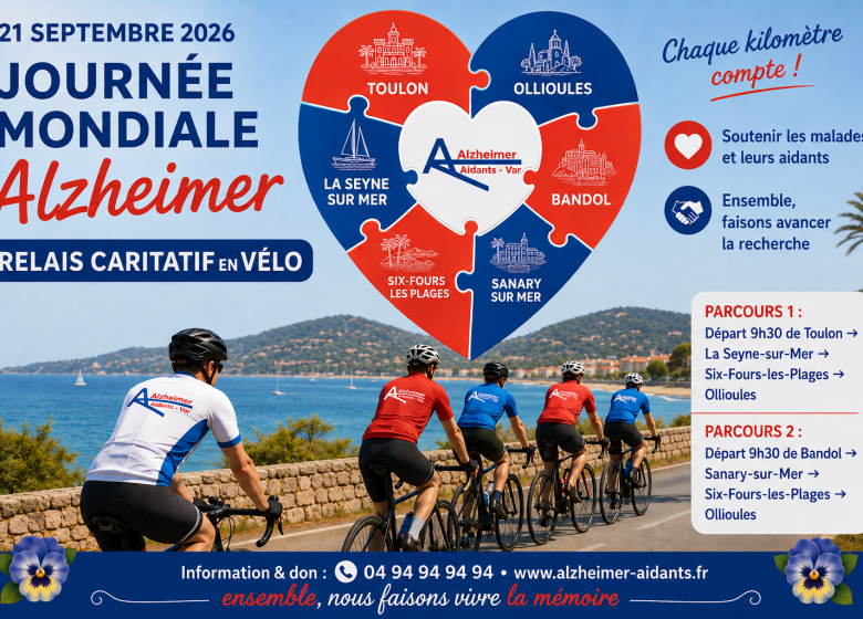 Relais caritatif en Vélo – Alzheimer