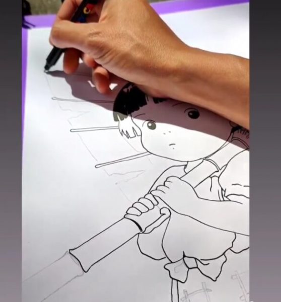 Atelier de dessin intergénérationnel