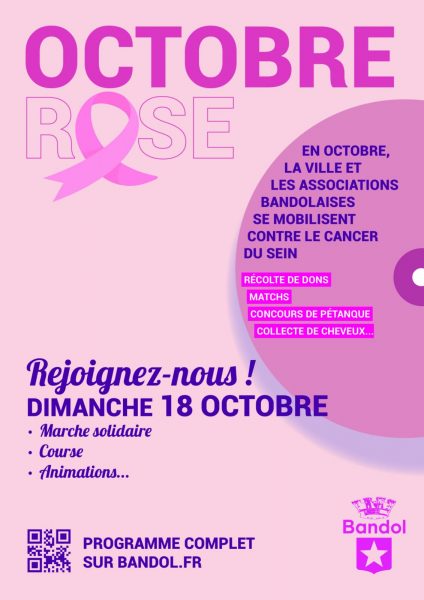 Octobre rose : Bandol se mobilise