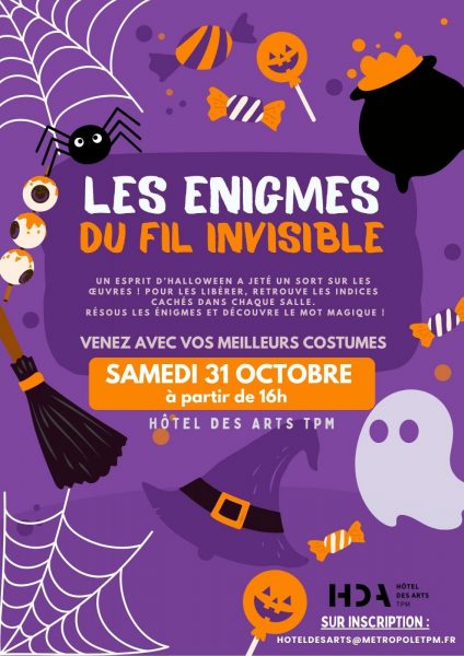 Jeune public – Halloween à l&rsquo;HDA « Les énigmes du fil invisible »