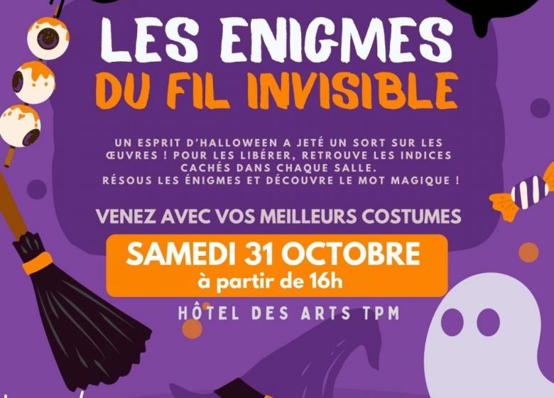 Jeune public – Halloween à l&rsquo;HDA « Les énigmes du fil invisible »