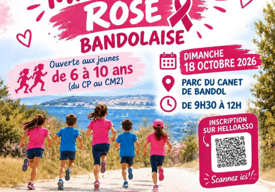 Mini Foulée Rose Bandolaise