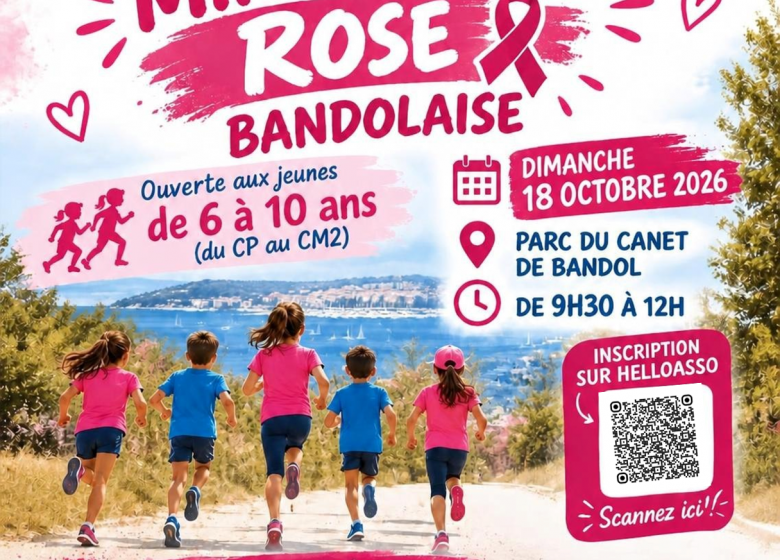 Mini Foulée Rose Bandolaise