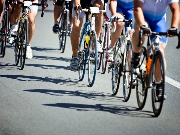 Rassemblement de cyclistes